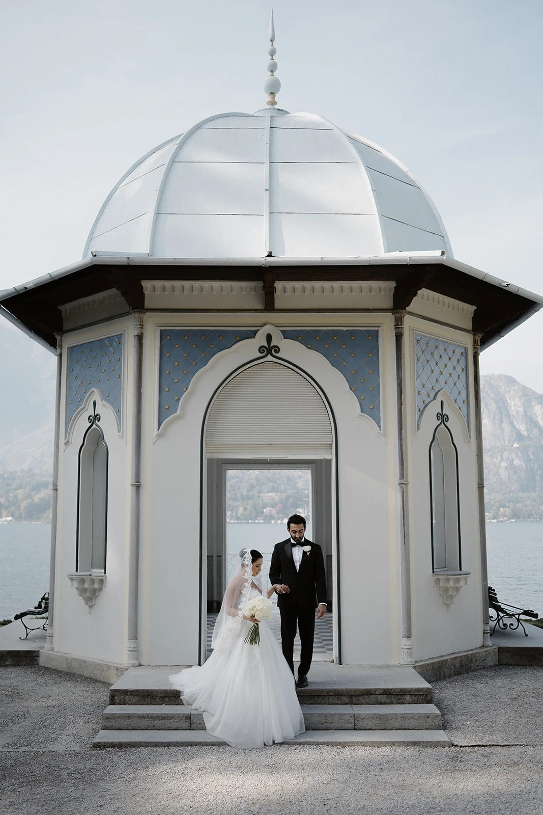 Couple portrait Lake Como